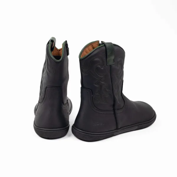 Barefoot cowboy boots Koel Frances Black Green