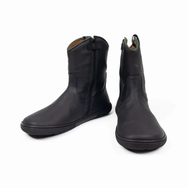 Barefoot cowboy boots Koel Frances Black Green