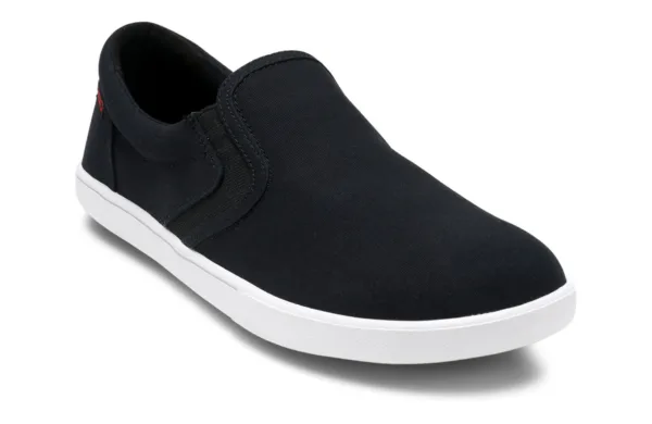 Barefoot slip-on tennised Xero Shoes Dillon Canvas Black