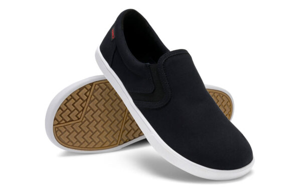 Barefoot slip-on tennised Xero Shoes Dillon Canvas Black