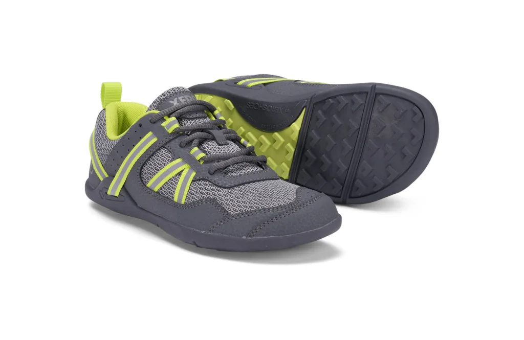 Barefoot tossud lastele Xero Shoes Prio Youth Gray Lime