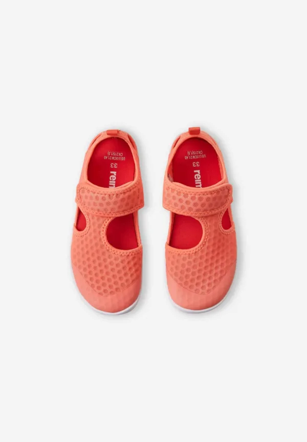 Barefoot sandals for children Reima Rantaan Misty Red