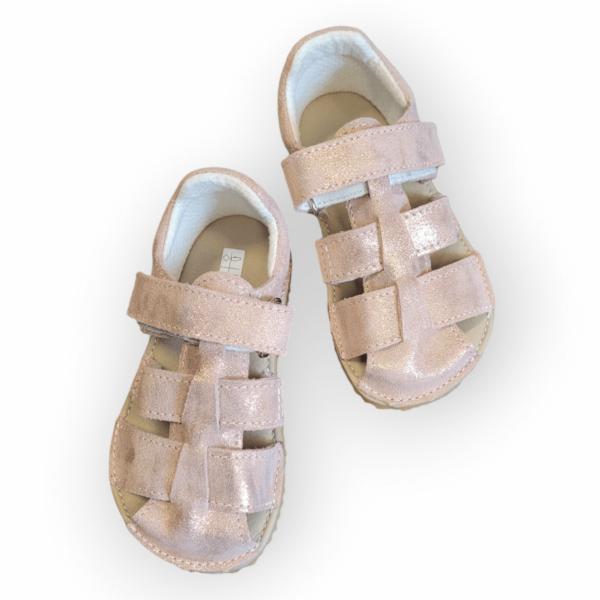Barefoot sandaalid lastele Jonap Zula Bronze