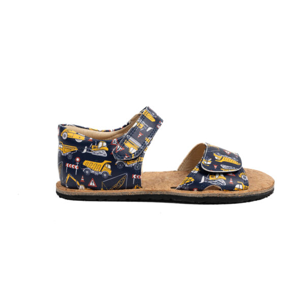 Barefoot sandaalid lastele Koel Amelia Print Tractor Blue