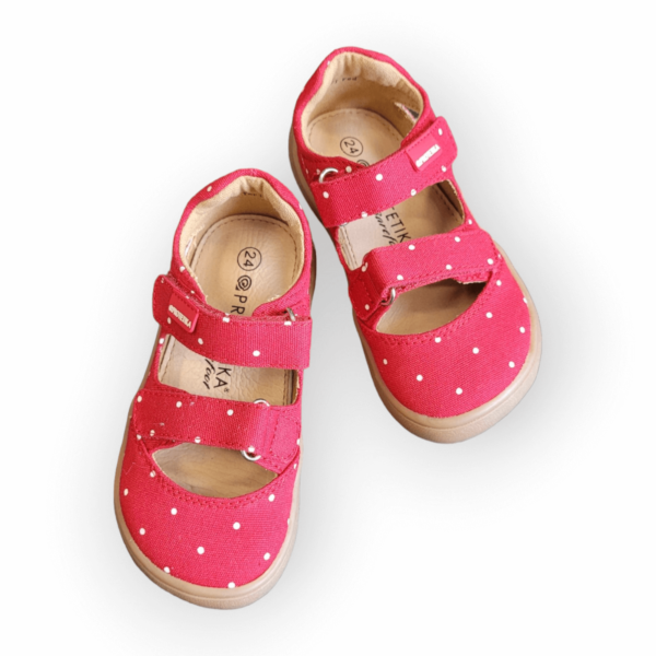 Barefoot sandaalid lastele Protetika Tafi Red