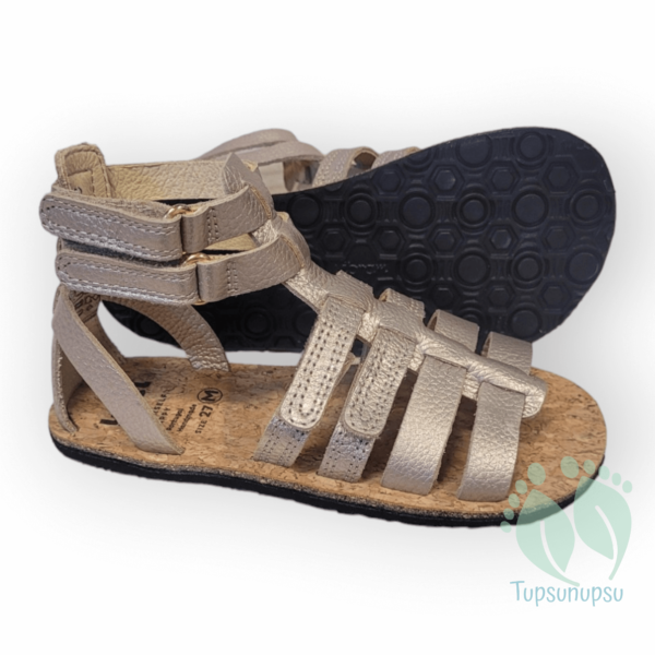 Barefoot sandals Koel Aura Met Champagne