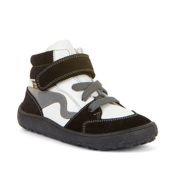 Froddo Barefoot Teg Go White/Black kevad-sügis saapad lastele