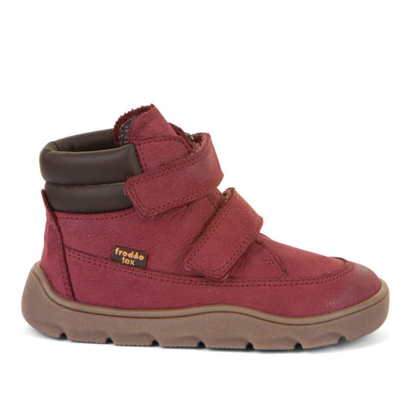 Froddo Barefoot Zeru Tex Bordeaux spring-autumn boots for children