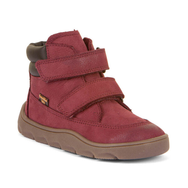 Froddo Barefoot Zeru Tex Bordeaux spring-autumn boots for children
