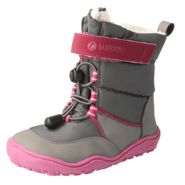 Blifestyle laste barefoot talvesaapad Monodon anthrazit