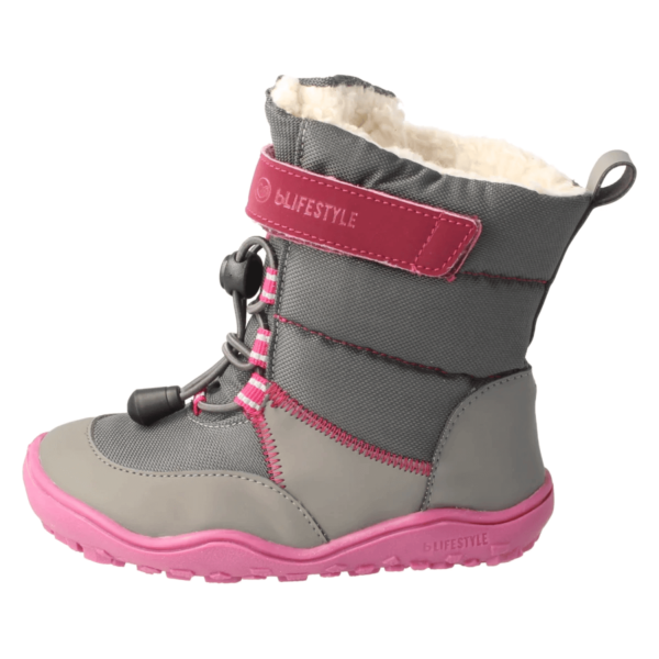 Blifestyle laste barefoot talvesaapad Monodon anthrazit