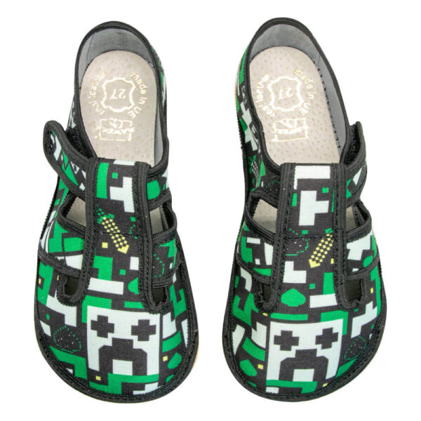 Raweks Minecraft teemalised barefoot sisejalatsid