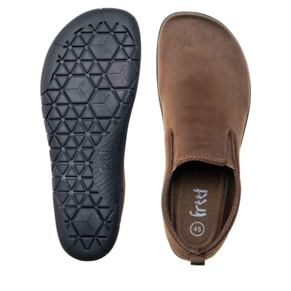 Freet Mooch Brown barefoot slip-on jalatsid naistele ja meestele