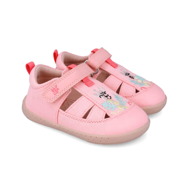 Garvalin Lona Girafa Rosa barefoot sandaalid lastele 252346-B032