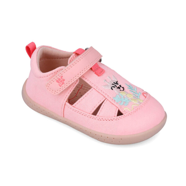 Garvalin Lona Girafa Rosa barefoot sandaalid lastele 252346-B032