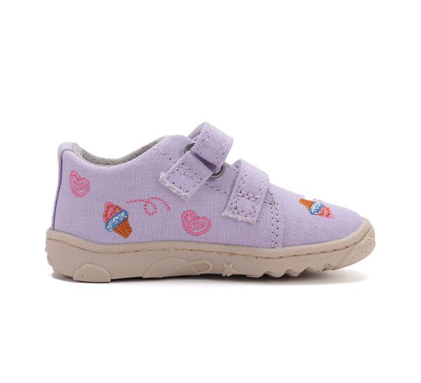 D.D.step tekstiilist barefoot tossud lastele C077-51663B-Mauve