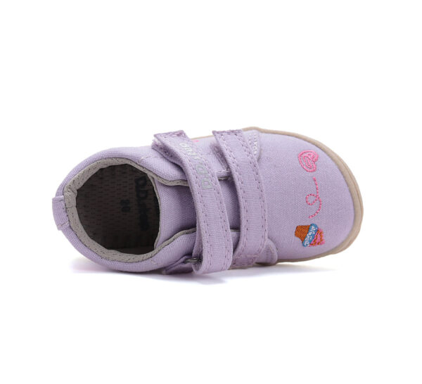D.D.step tekstiilist barefoot tossud lastele C077-51663B-Mauve