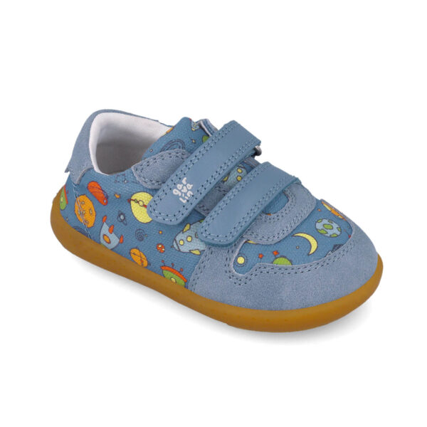 Garvalin Lona Estampado Indigo barefoot tossud lastele 252341-A631