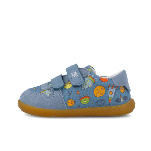 Garvalin Lona Estampado Indigo barefoot tossud lastele 252341-A631