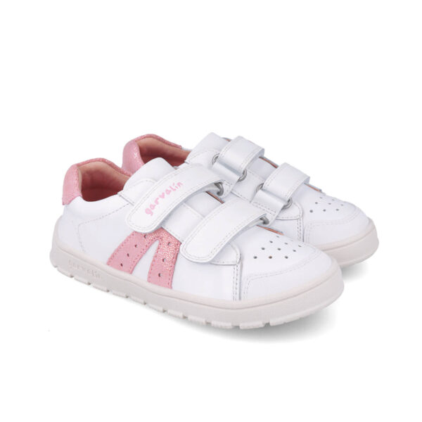 Garvalin valged nahast barefoot tossud lastele 252507-B113