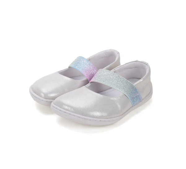 Stitch&Walk hõbedased barefoot baleriinad lastele H088-51943A