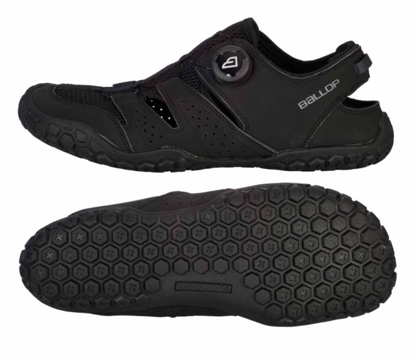 Ballop Fresco Black barefoot sandaalid naistele ja meestele