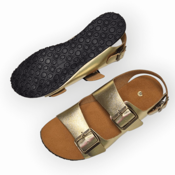 Bioworld Chad Gold vegan barefoot sandaalid