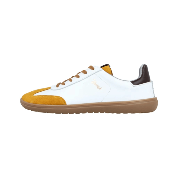Jampi Retro white-mustard unisex barefoot tossud