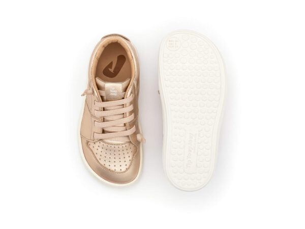 Tip Toey Joey Ollie Metalic Salmon barefoot tennised lastele CB.OLI1-3792