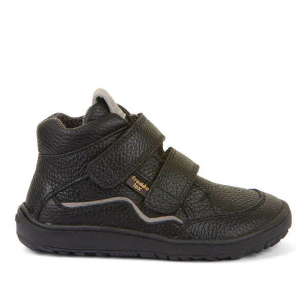 Froddo Barefoot Tex Autumn Leather Black poolsaapad lastele G3110264-7
