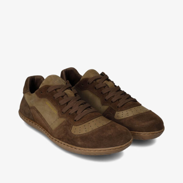 Groundies Nova Go1 Chocolate meeste barefoot vabaajajalatsid GND-220240-04