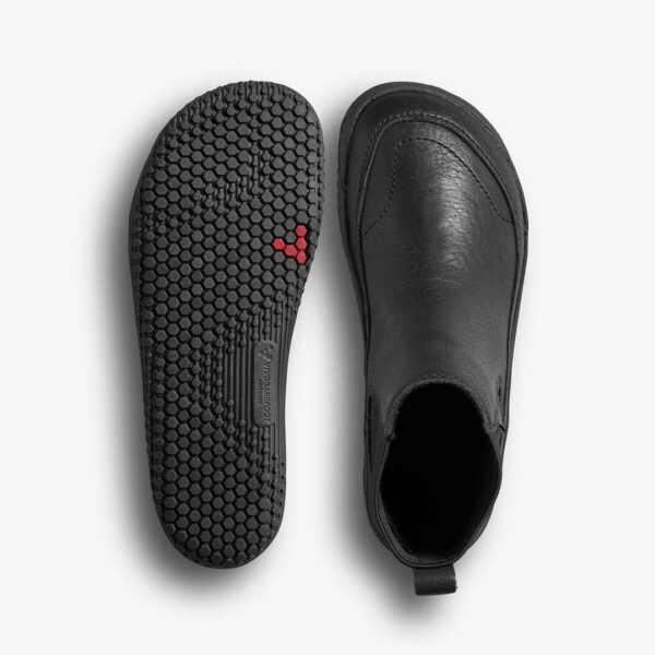 Vivobarefoot Gobi Chelsea mustad laste saapad 105432-02