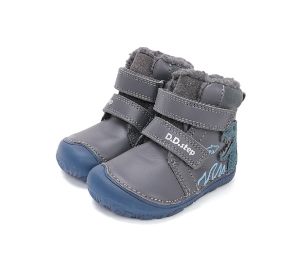 D.D.step Dark Grey talvesaapad helendava tallaga W073-52943B