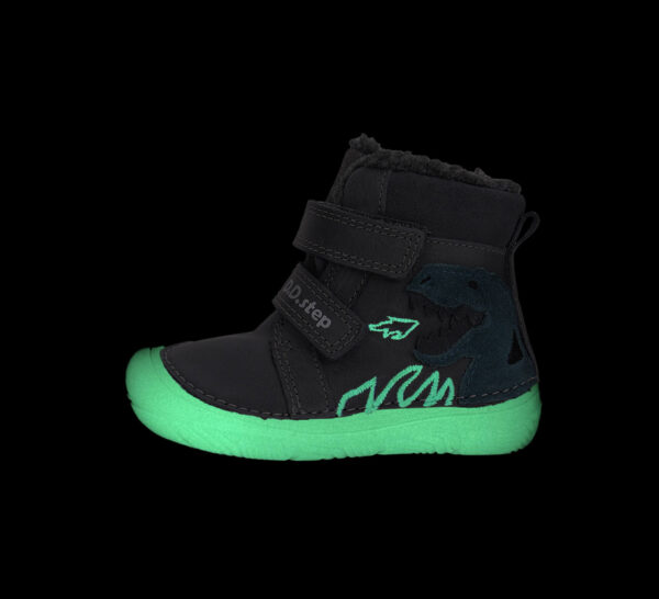 D.D.step Dark Grey talvesaapad helendava tallaga W073-52943B