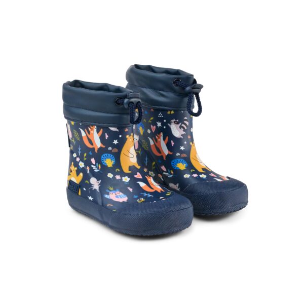 Koel Wellie Bear Blue barefoot kummikud lastele 27M006.71D-110