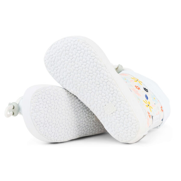 Koel Wellie Flowers White barefoot kummikud lastele 27M006.71D-420