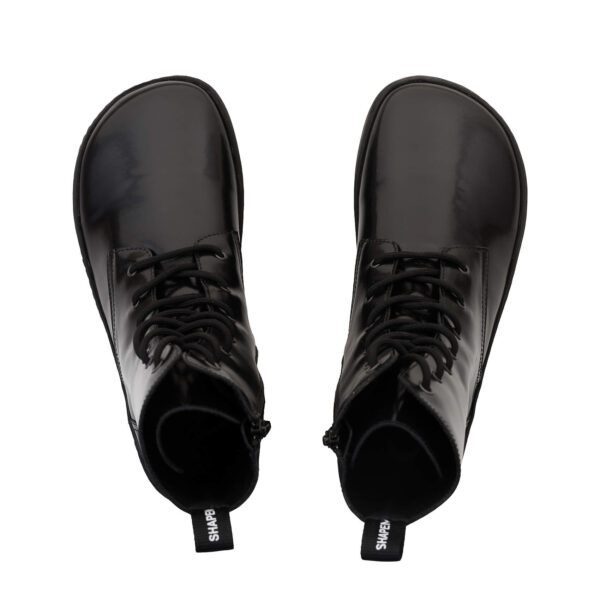Shapen Maverick Black unisex barefoot combat boots