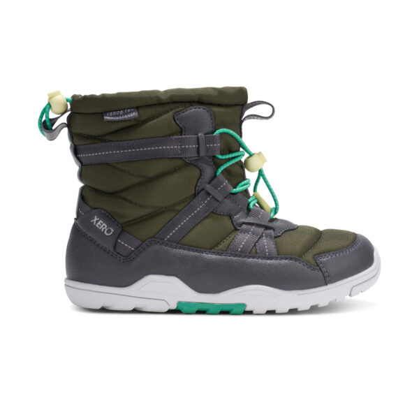 Xero Shoes Alpine Pull-On Army Green Big Kids talvesaapad AEPY-AMGN