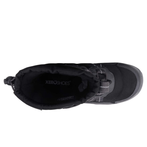 Xero Shoes Alpine Pull-On Black Big Kids talvesaapad AEPY-BLCK