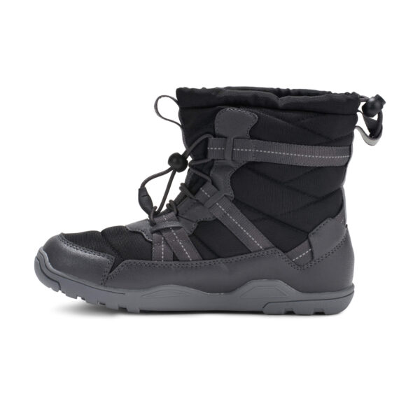 Xero Shoes Alpine Pull-On Black Big Kids talvesaapad AEPY-BLCK